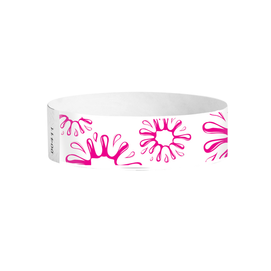 Splash Pop Tyvek wristbands Canada – splash-design event wristbands for fun runs, fairs, and youth events