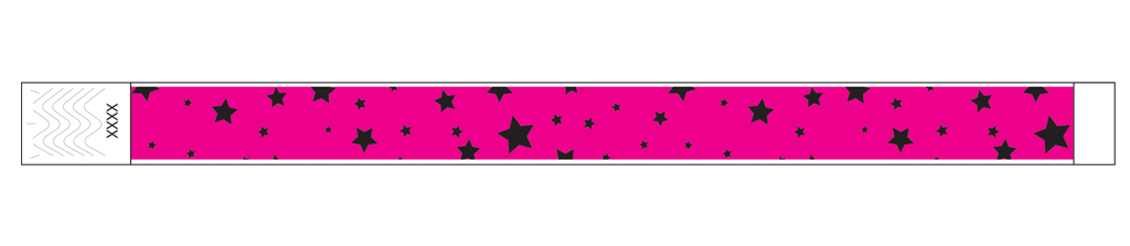 Starburst Stars - 3/4" Tyvek® Wristbands