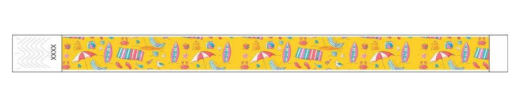 Summer Vibes - 3/4" Tyvek® Wristbands