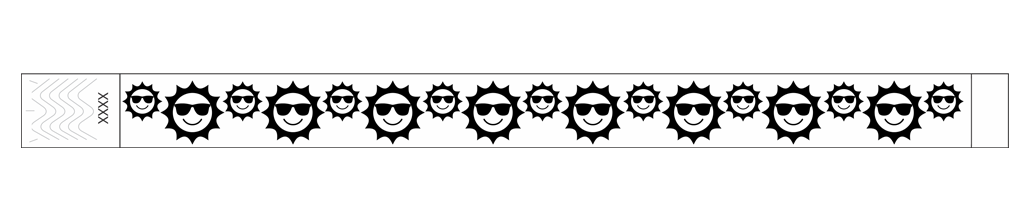 Sunfaces - 3/4" Tyvek® Wristbands
