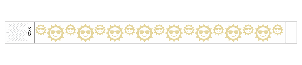 Sunfaces - 3/4" Tyvek® Wristbands