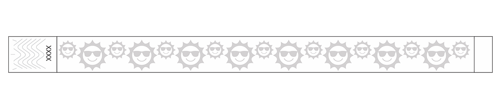 Sunfaces - 3/4" Tyvek® Wristbands