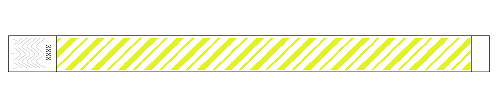 Velocity Stripes - 3/4" Tyvek® Wristbands