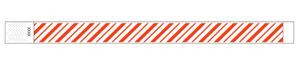 Velocity Stripes - 3/4" Tyvek® Wristbands