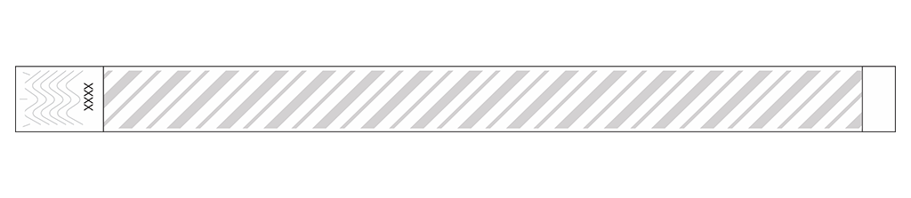 Velocity Stripes - 3/4" Tyvek® Wristbands