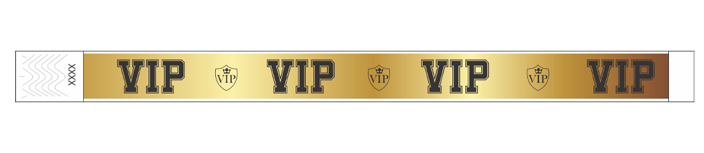 VIP Prestige Gold - 3/4" Tyvek® Wristbands