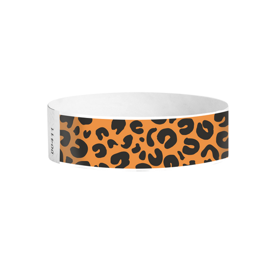 Wildcat Tyvek wristbands Canada – leopard print event wristbands for festivals and parties