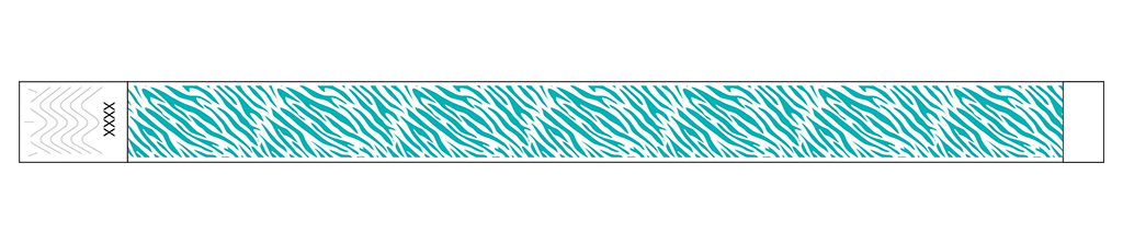 Zebra Vibe - 3/4" Tyvek® Wristbands