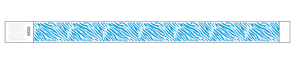 Zebra Vibe - 3/4" Tyvek® Wristbands