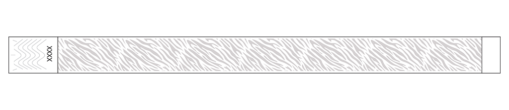 Zebra Vibe - 3/4" Tyvek® Wristbands