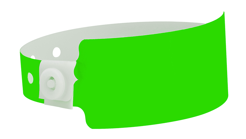 Plastic Wide Face Wristbands