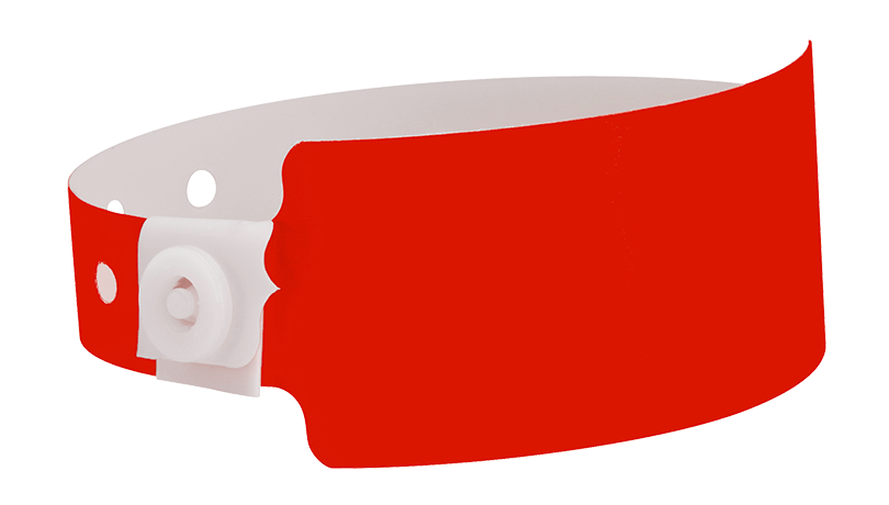 Plastic Wide Face Wristbands