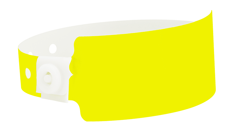 Plastic Wide Face Wristbands