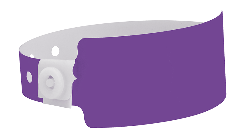 Plastic Wide Face Wristbands