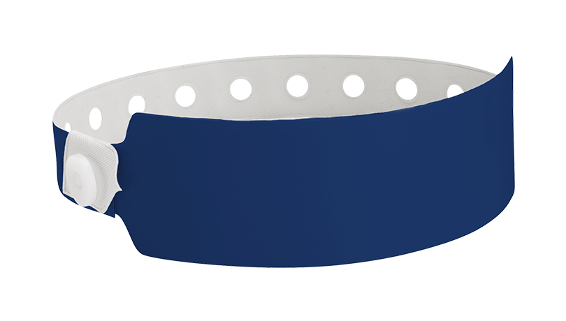 Vinyl Wide Face Wristbands