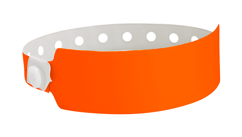 Vinyl Wide Face Wristbands