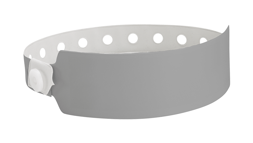 Vinyl Wide Face Wristbands